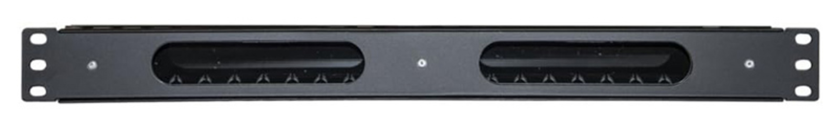POWERTECH cable management NETW-0048 για rack 19"/1U, πλαστικό, μαύρο