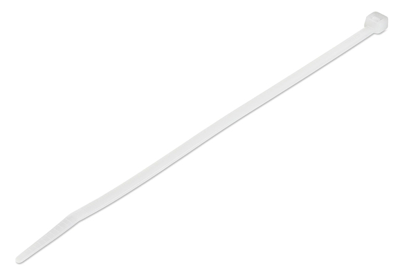 POWERTECH δεματικά καλωδίων TIES-059, 400x4.8mm, λευκά, 100τμχ