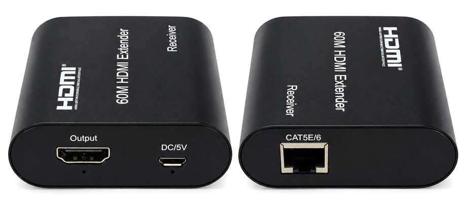 POWERTECH HDMI video extender CAB-H204 μέσω καλωδίου RJ45, 1080p/60Hz, με loop, έως 120m