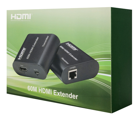 POWERTECH HDMI video extender CAB-H204 μέσω καλωδίου RJ45, 1080p/60Hz, με loop, έως 120m