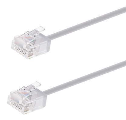POWERTECH καλώδιο δικτύου CAB-N441, Cat 6A U/UTP, ultra slim, copper, 500MHz, 2m, γκρι