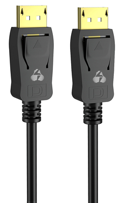 POWERTECH καλώδιο DisplayPort 1.2V CAB-DP049, copper, 4K/60Hz, 5m, μαύρο