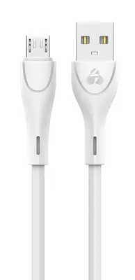 POWERTECH καλώδιο USB σε Micro USB eco round PTR-0106, 15W 3A, 1m, λευκό