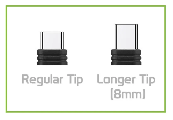 POWERTECH καλώδιο USB σε USB-C CAB-U130, 8mm tip, 25W, 1.5m, μαύρο-γκρι