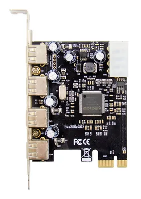 POWERTECH κάρτα επέκτασης PCIe σε 4x USB 2.0 ST622, 480Mbps, ASIX MCS9990