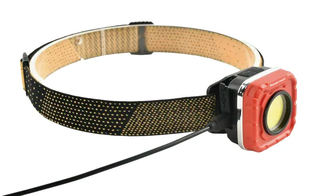 POWERTECH LED φακός κεφαλής PT-1548, 4 σε 1, επαναφορτιζόμενος, 950lm, IP64, κόκκινος