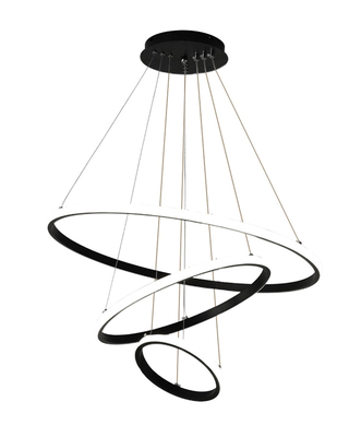 POWERTECH LED φωτιστικό οροφής HLL-0105, 44W, 4000K, 60x60cm, μαύρο