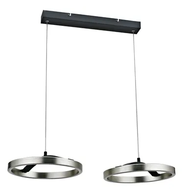 POWERTECH LED φωτιστικό οροφής HLL-0203, 42W, 4000K, 70x30x120cm, ασημί/μαύρο