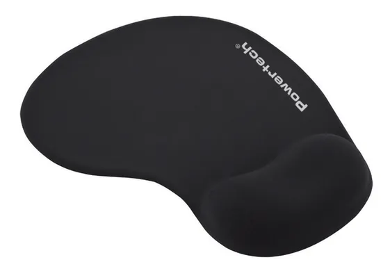 POWERTECH mouse pad PT-1611 με στήριγμα καρπού, 23x19x1.8cm, μαύρο