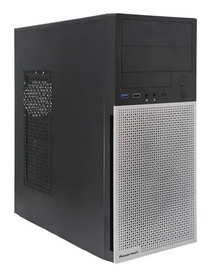 POWERTECH PC Case PT-1563 με 550W PSU, ATX Midi, 376.6x175x408.5mm, μαύρο