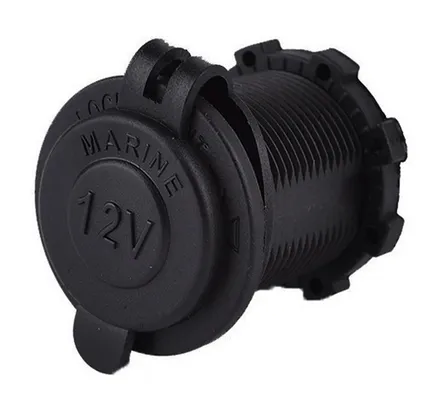 POWERTECH πρίζα αναπτήρα για σκάφη & οχήματα PTL-011, κόκκινο LED, 12V