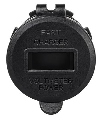 POWERTECH πρίζα USB για σκάφη & οχήματα PTL-031, USB-C & 2x USB, 36W, με οθόνη, IP65