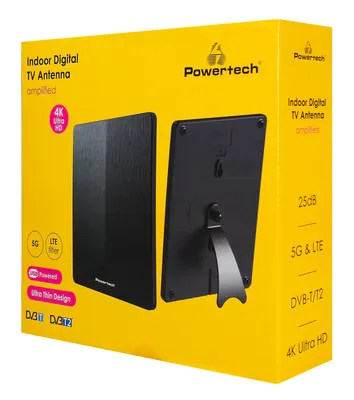 POWERTECH ψηφιακή κεραία PT-1607, 5G & LTE, DVB-T/T2, 4Κ, 25dB