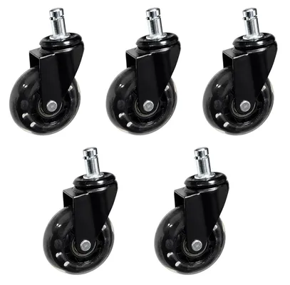POWERTECH σετ ανταλλακτικά ροδάκια για PT-1633 καρέκλα γραφείου, 5τμχ