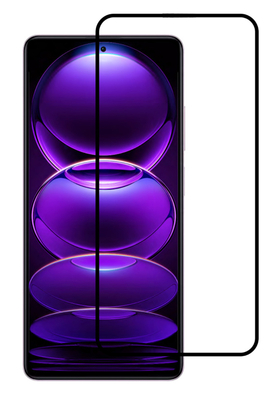 POWERTECH tempered glass 5D, Xiaomi Redmi Note 12 Pro/5G/Pro plus, μαύρο