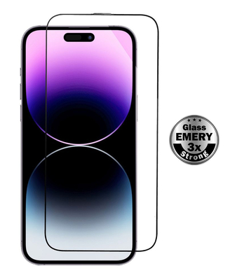 POWERTECH tempered glass Emery 5D TGC-0754 για iPhone 16 Pro, full glue