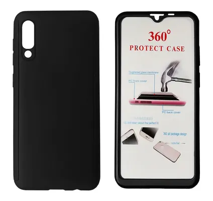 POWERTECH Θήκη Body 360° με Tempered Glass για Xiaomi Mi 9, μαύρη