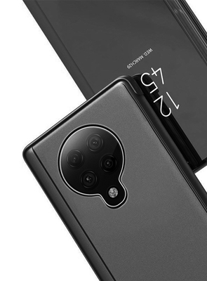 POWERTECH θήκη Clear view MOB-1513, Xiaomi Poco F2 Pro, μαύρη