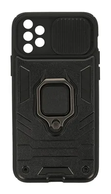 POWERTECH Θήκη Ring Lens MOB-1751 για Samsung A73 5G, μαύρη