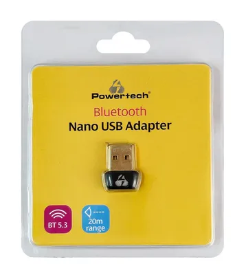 POWERTECH USB Bluetooth 5.3 αντάπτορας PT-1451 με εμβέλεια έως 20m