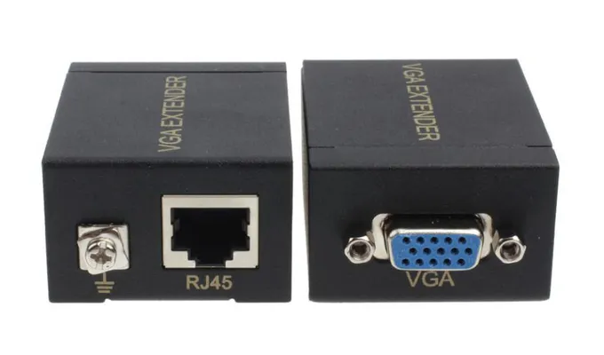 POWERTECH VGA signal extender SLOT-019 μέσω καλωδίου RJ45, 60m