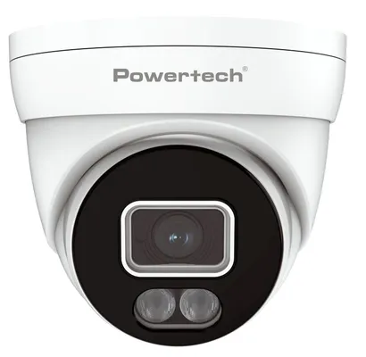 POWERTECH υβριδική κάμερα CCTV PT-1586 με μικρόφωνο & Full Color λειτουργία, 8MP, 2.8mm, IP67