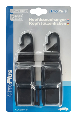 PROPLUS σετ κρεμάστρες αυτοκινήτου 240172V01 για προσκέφαλο, 2τμχ
