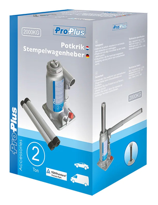 PROPLUS υδραυλικός γρύλος μπουκάλας 580114, έως 2 τόνοι, 30.8cm