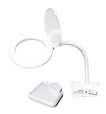 PROSKIT μεγεθυντικός φακός MA-1010U, κλιπ & βάση, LED, 3D 1.75x, λευκός