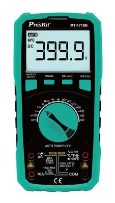 PROSKIT ψηφιακό πολύμετρο MT-1710N, μέτρηση AC/DC, True RMS, NCV