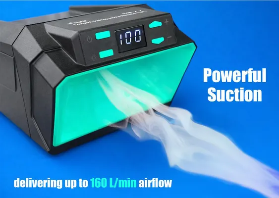 PROSKIT σταθμός απορρόφησης καπνού SS-598F, 24W, 160L/min, με φίλτρο HEPA & άνθρακα