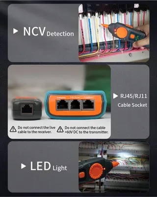 PROSKIT tester καλωδίων δικτύου MT-7029N για RJ45/11/12