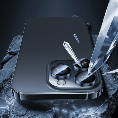 Προστασία Κάμερας Hoco 3D Metal V14 για Apple iPhone 15 Pro 15 Pro Max 16 Pro 16 Pro Max Dark Blue