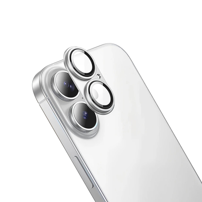 Προστασία Κάμερας Hoco Full Guard V16 Alluminum Alloy για Apple iPhone 17 Ασημί