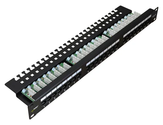 PULSAR patch panel RP-U24V6, 19"/1U, 24-port, UTP Cat 6