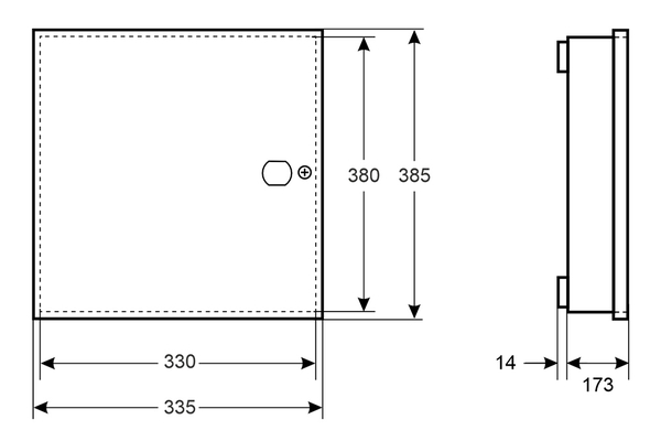 PULSAR τροφοδοτικό HPSB-24V5A-C, 27.6V/5A