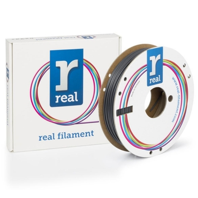REAL PLA 3D Printer Filament - Gray- spool of 0.5Kg – 2.85mm (REALPLATGRAY500MM285)