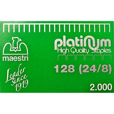Roma Maestri Συρραπτικά Σύρματα 128 Platinum 2000τμχ (1003651) (ROM1003651)