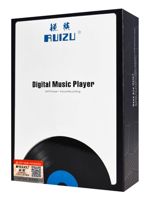 RUIZU MP3 player C1 με οθόνη αφής 2.4", 32GB, Bluetooth, ελληνικό μενού, μαύρο
