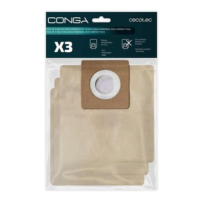 CECOTEC Σακούλα για την Ηλ. Σκούπα Conga Power Bag 2500 Compact Plus 3τμχ.