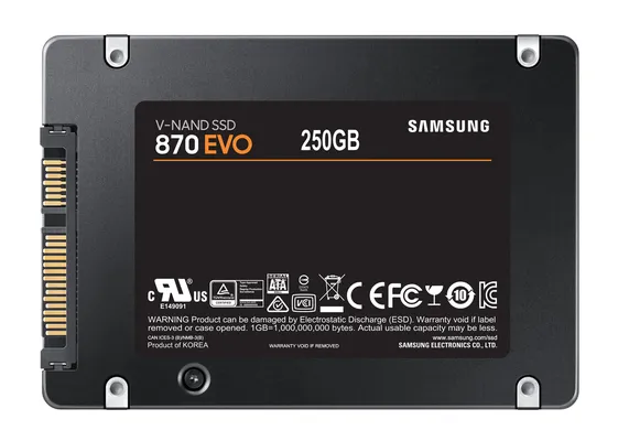 SAMSUNG SSD 870 Evo 2.5", 250GB, SATA 3, 560-530MB/s