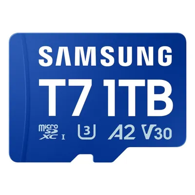 Samsung T7 microSDXC 1TB Class 10 U3 V30 A2 UHS-I (MB-MB1T0T/WW) (SAMMB-MB1T0T-WW)