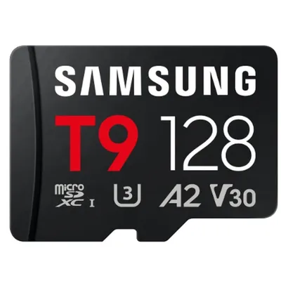 Samsung T9 microSDXC 128GB Class 10 U3 V30 A2 UHS-I (MB-MH128T/WW) (SAMMB-MH128T-WW)