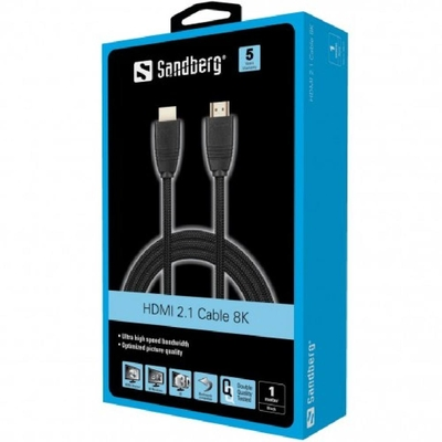 Sandberg hdmi 2.1 cable 8k, 1m (509-13)