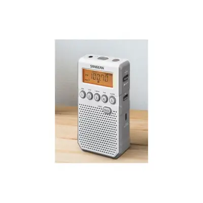 Sangean DT-800 (Pocket 800) USB-C Φορητό Ραδιόφωνο - White