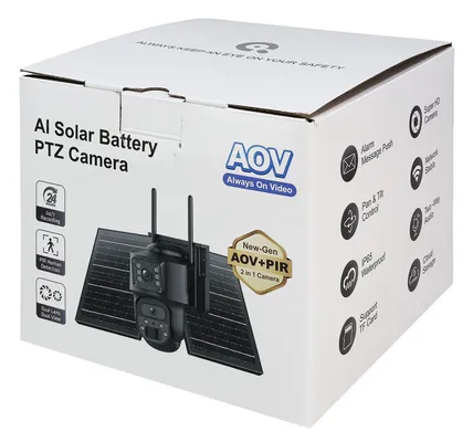 SECTEC smart ηλιακή κάμερα κυνηγού ST-537-6MAOV-4G-EU-G, dual lens, 3MP, 4G, SD, PTZ, IP66