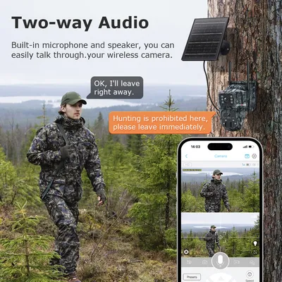 SECTEC smart ηλιακή κάμερα κυνηγού ST-537-6MAOV-4G-EU-G, dual lens, 3MP, 4G, SD, PTZ, IP66