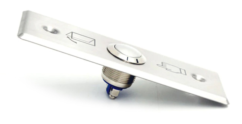SECUKEY Χωνευτό μπουτόν SCK-CBUTTON1, 3Α, ασημί