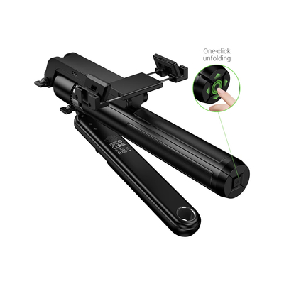 Selfie Stick Hoco K32 Soporte και Τρίποδο για Συσκευές 4.5"- 7" Επεκτεινόμενo εως 1.81m με Τηλεχειριστήριο και Auto Face Tracking Μαύρο
