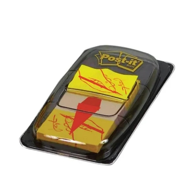 Σελιδοδείκτες 3M Post-It 25 χ 44 mm (Κίτρινο) (12) (6805GE)